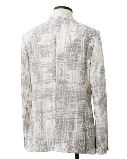 HARRISON WONG / Blurred Check Print Blazer