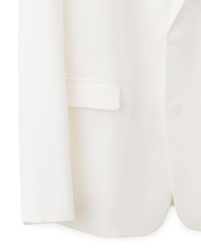 HARRISON WONG / Acetate Boxy Blazer With Bartack Collar