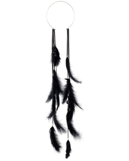 Ranunculus / Woden - Feather Necklace -