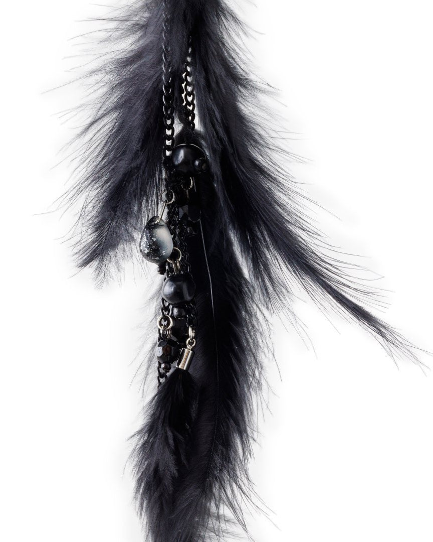 Ranunculus / Woden - Feather Necklace -