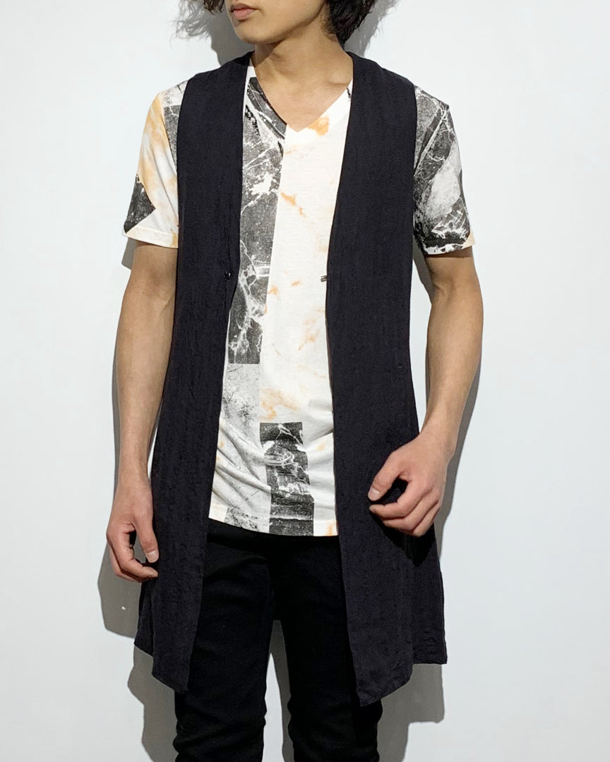 gène par YUKIO MISHIBA / Linen Hook Vest