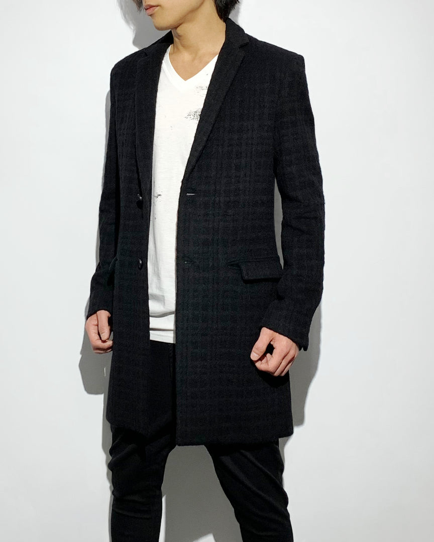 gène par YUKIO MISHIBA / Recycled Shaggy Wool Coat