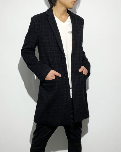 gène par YUKIO MISHIBA / Recycled Shaggy Wool Coat