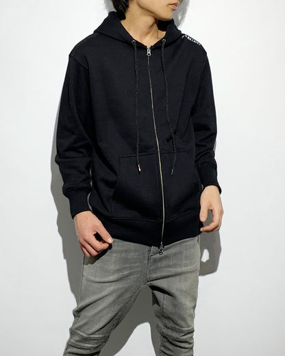 ys Yuji SUGENO / ys Mark Zip Hoodie - BLACK