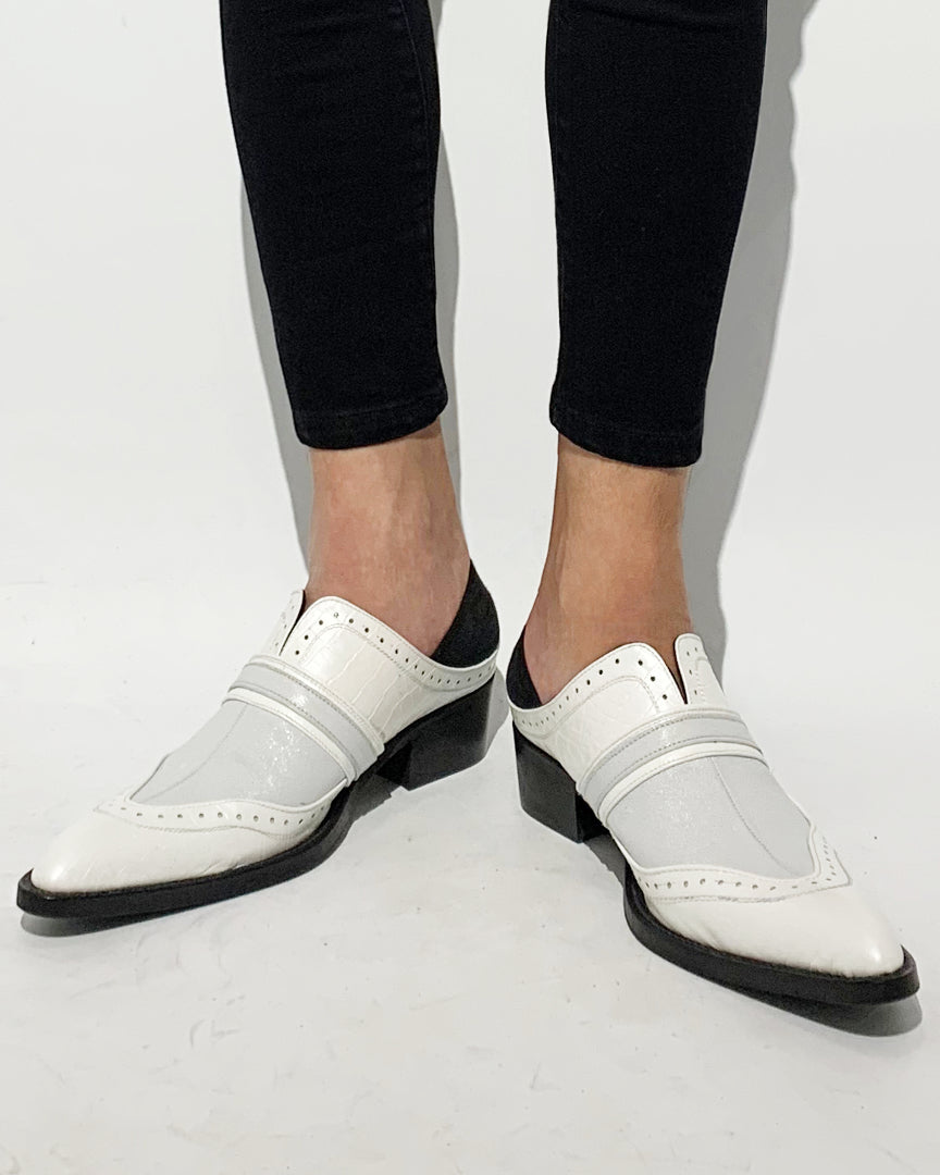 POTENZA / INSERT MULES - Silver Grain -