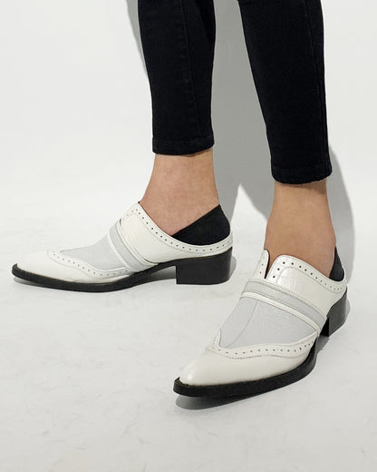 POTENZA / INSERT MULES - Silver Grain -