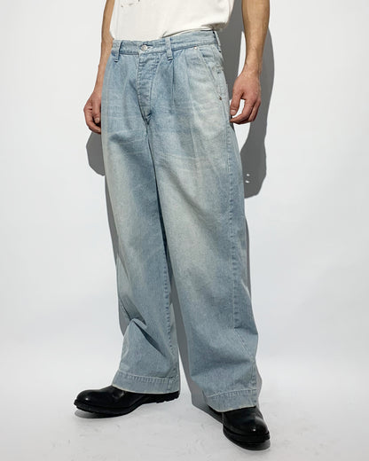 ys Yuji SUGENO / USED Denim 2Tuck Wide Pants