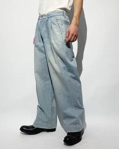 ys Yuji SUGENO / USED Denim 2Tuck Wide Pants