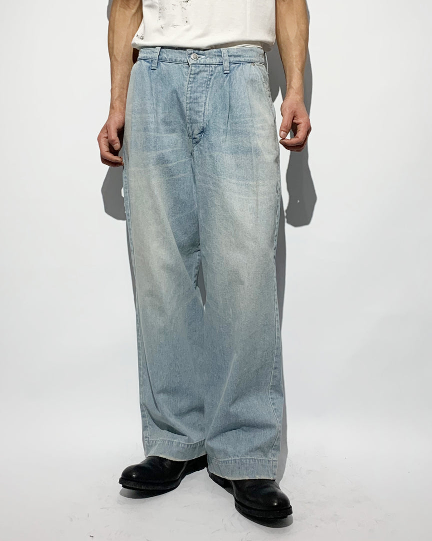 ys Yuji SUGENO / USED Denim 2Tuck Wide Pants