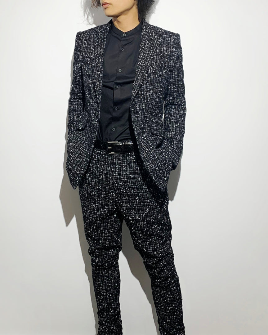ys Yuji SUGENO / Summer Tweed Notched Lapel 1B Jacket