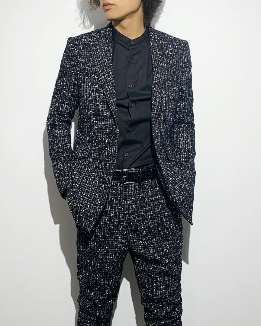ys Yuji SUGENO / Summer Tweed Notched Lapel 1B Jacket