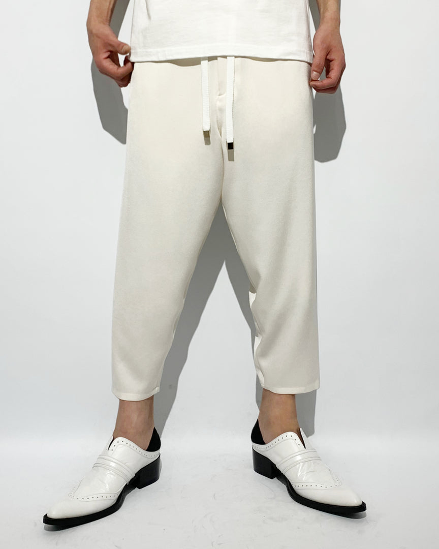 POTENZA / EASY CROPPED SARROUEL - WHITE