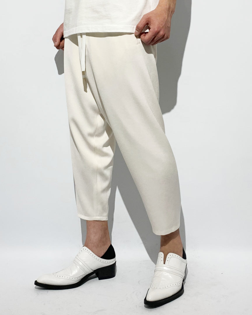 POTENZA / EASY CROPPED SARROUEL - WHITE