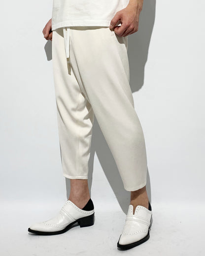 POTENZA / EASY CROPPED SARROUEL - WHITE