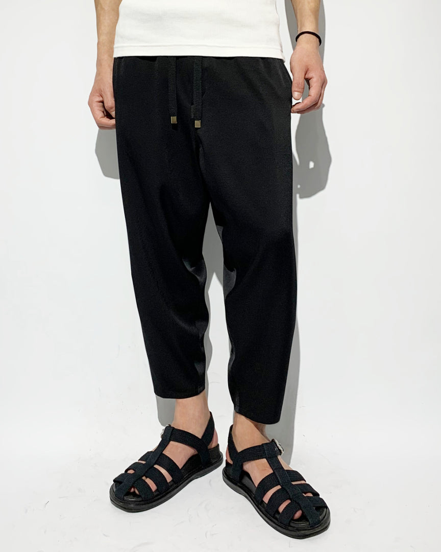 POTENZA / EASY CROPPED SARROUEL - BLACK