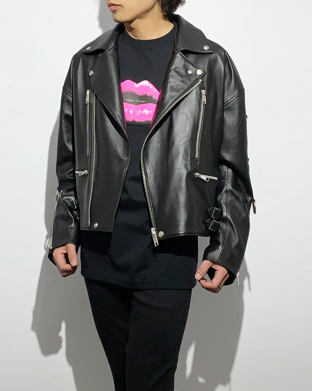 Bennu / UK Sheep Leather Big Double Riders Jacket