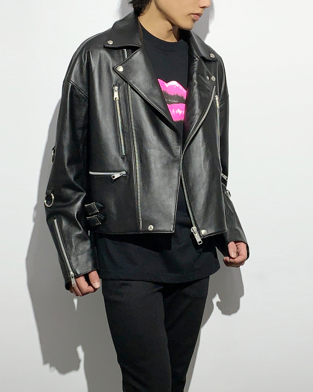 Bennu / UK Sheep Leather Big Double Riders Jacket