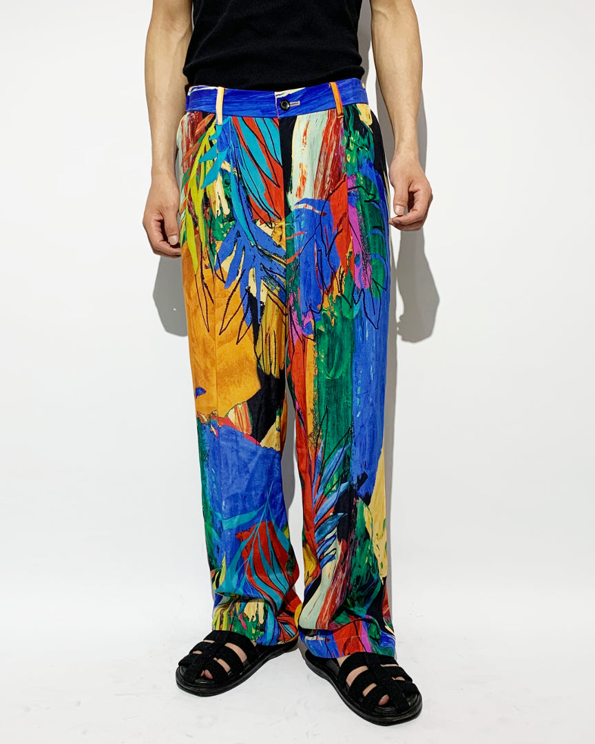 ys Yuji SUGENO / AMARA Multi Print Easy Wide Pants