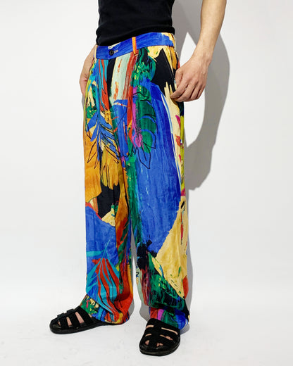 ys Yuji SUGENO / AMARA Multi Print Easy Wide Pants