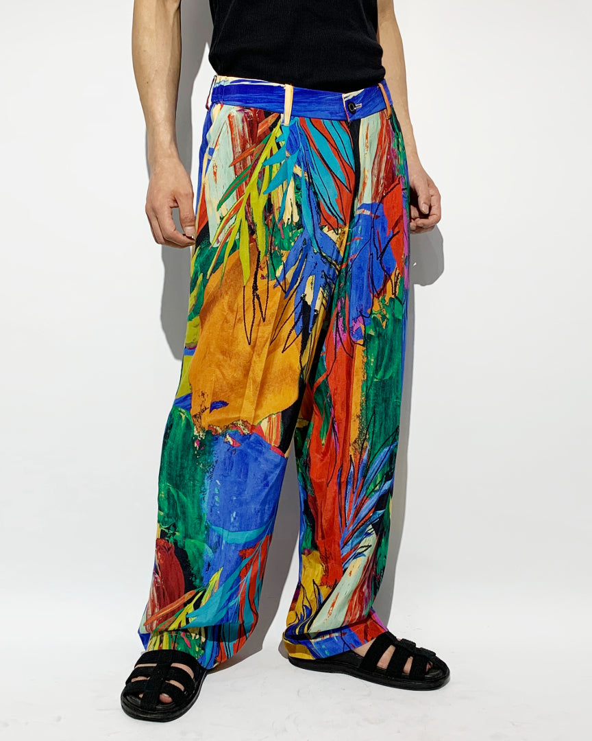 ys Yuji SUGENO / AMARA Multi Print Easy Wide Pants