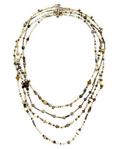 Ranunculus / 黄昏時 - Necklace -