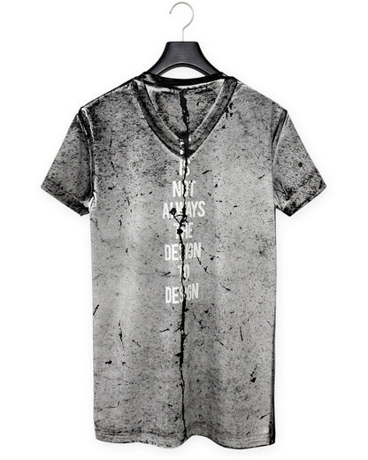 gène par YUKIO MISHIBA / Ash to Ash Vneck Tee