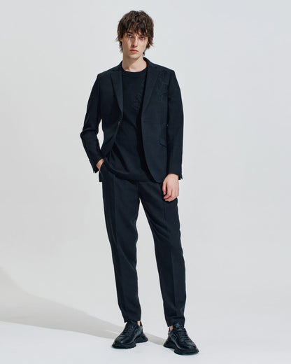 HARRISON WONG / Blazer With Embroidered Flowers