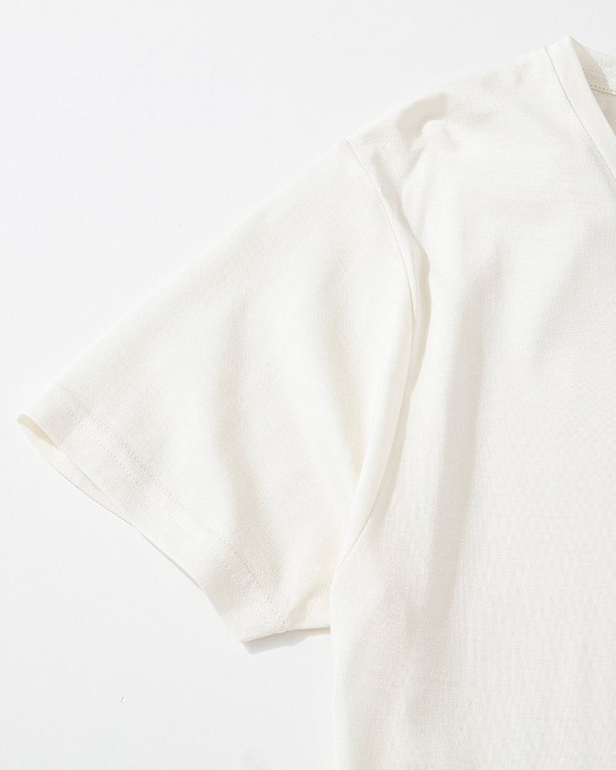 POTENZA / POTENZA V-NECK TEE - WHITE