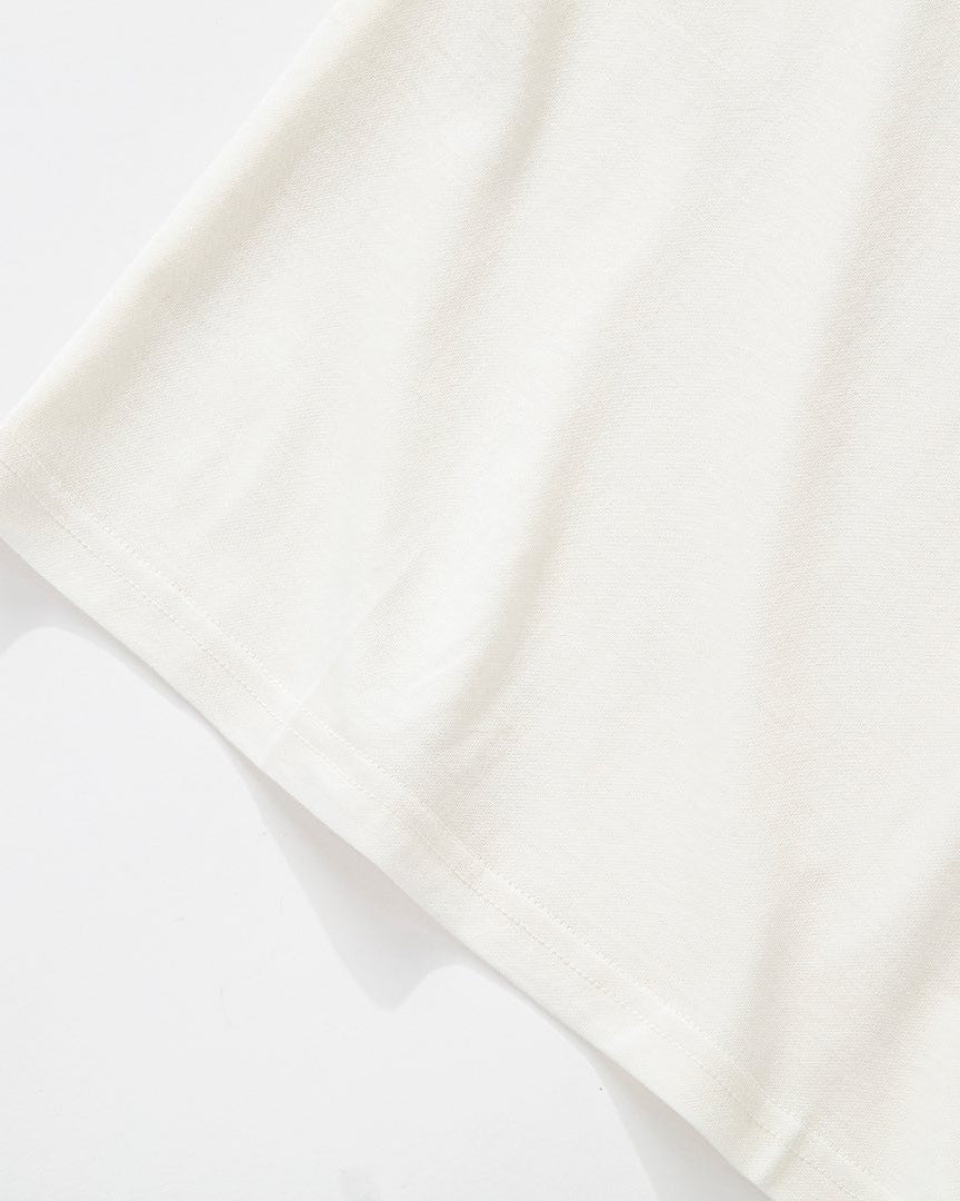 POTENZA / POTENZA V-NECK TEE - WHITE