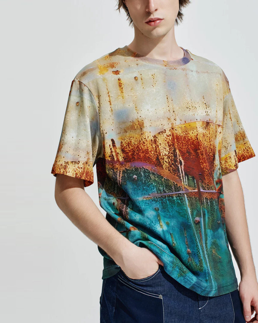 HARRISON WONG / Rust Pattern Print Tee