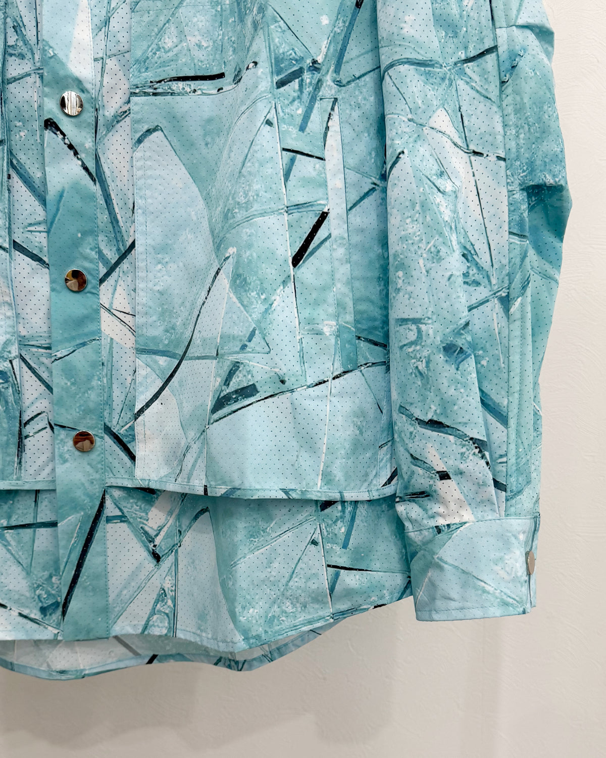 HARRISON WONG / Shirt Jacket With Glass Digital Print