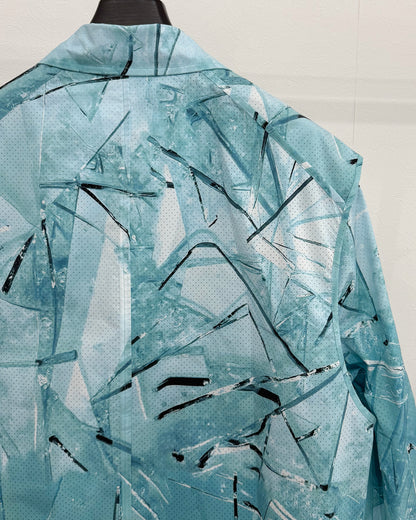 HARRISON WONG / Shirt Jacket With Glass Digital Print