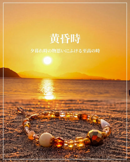 Ranunculus / "Tasogare-doki" Bracelet Ⅱ